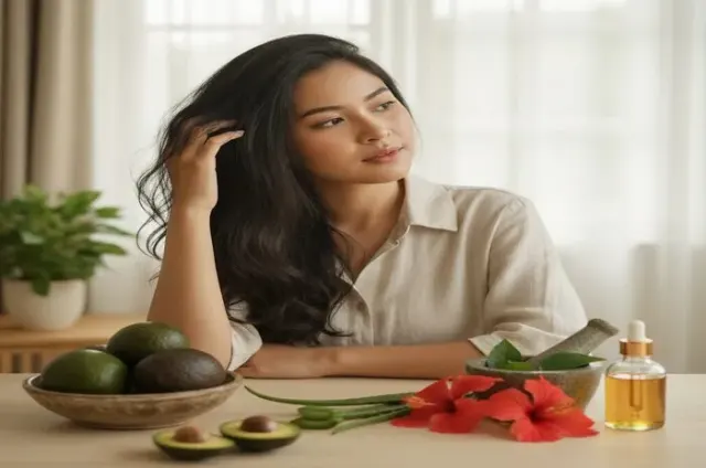 10 Tips Perawatan Rambut Rontok dengan Bahan Alami